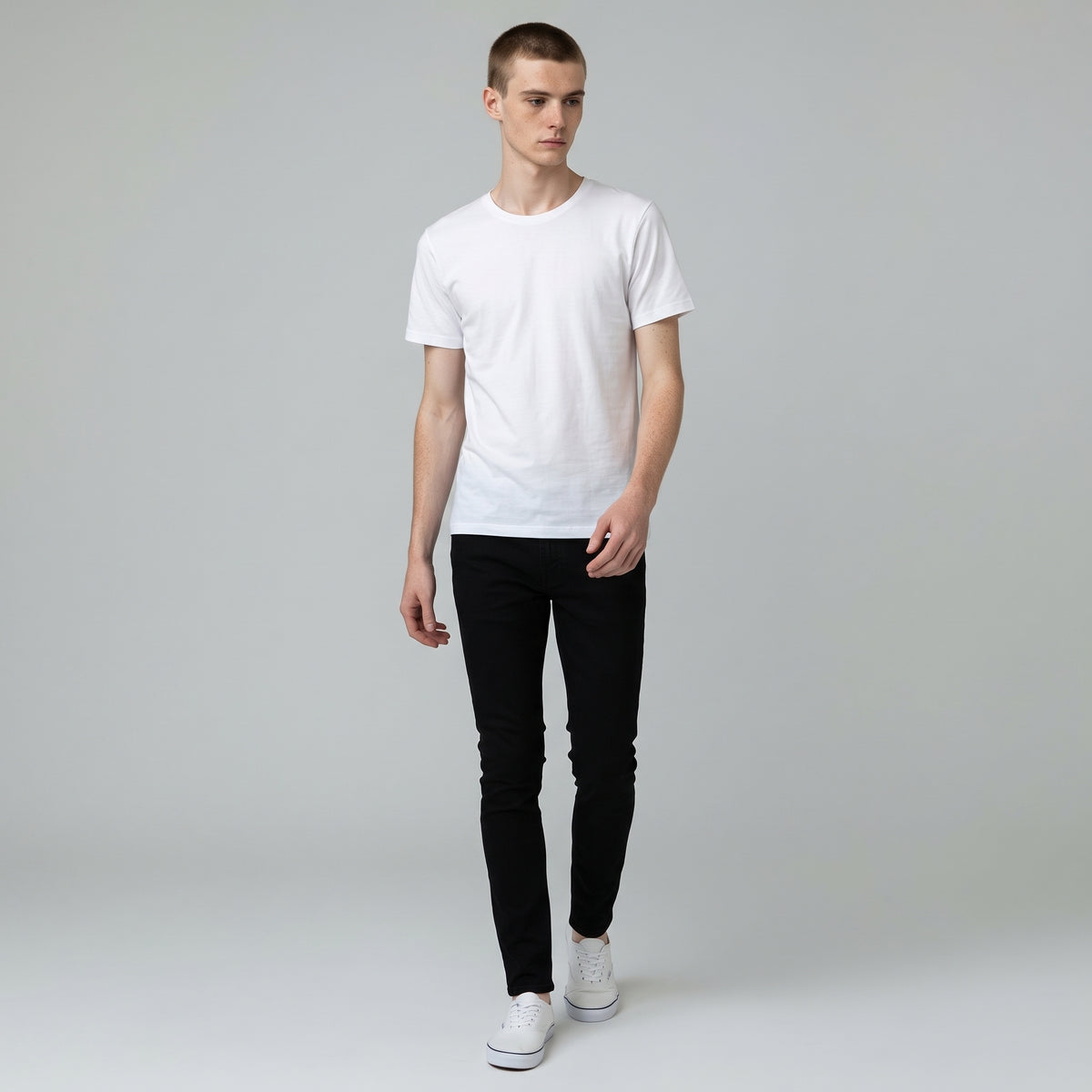 Round Neck Active T-shirts (3 Pack)